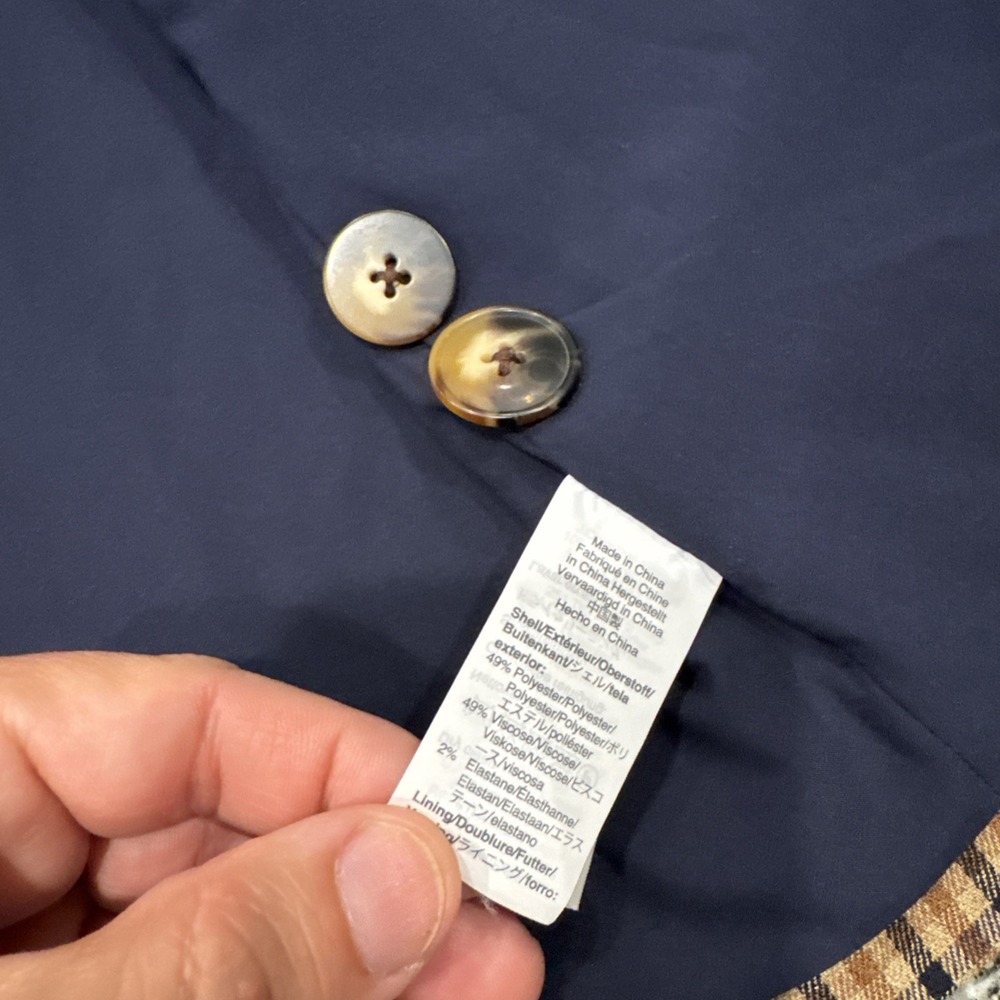 Madewell Caldwell Double Breasted Blazer in Mandell Plaid Size M #627 - Picture 8 of 11